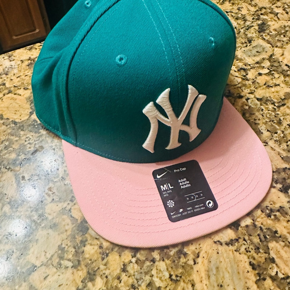 Nike Teal and Pink Cap